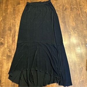 Chicos Travelers Size 0 (Small) Black‎ Flowing Skirt Office Travel Vacation 🖤